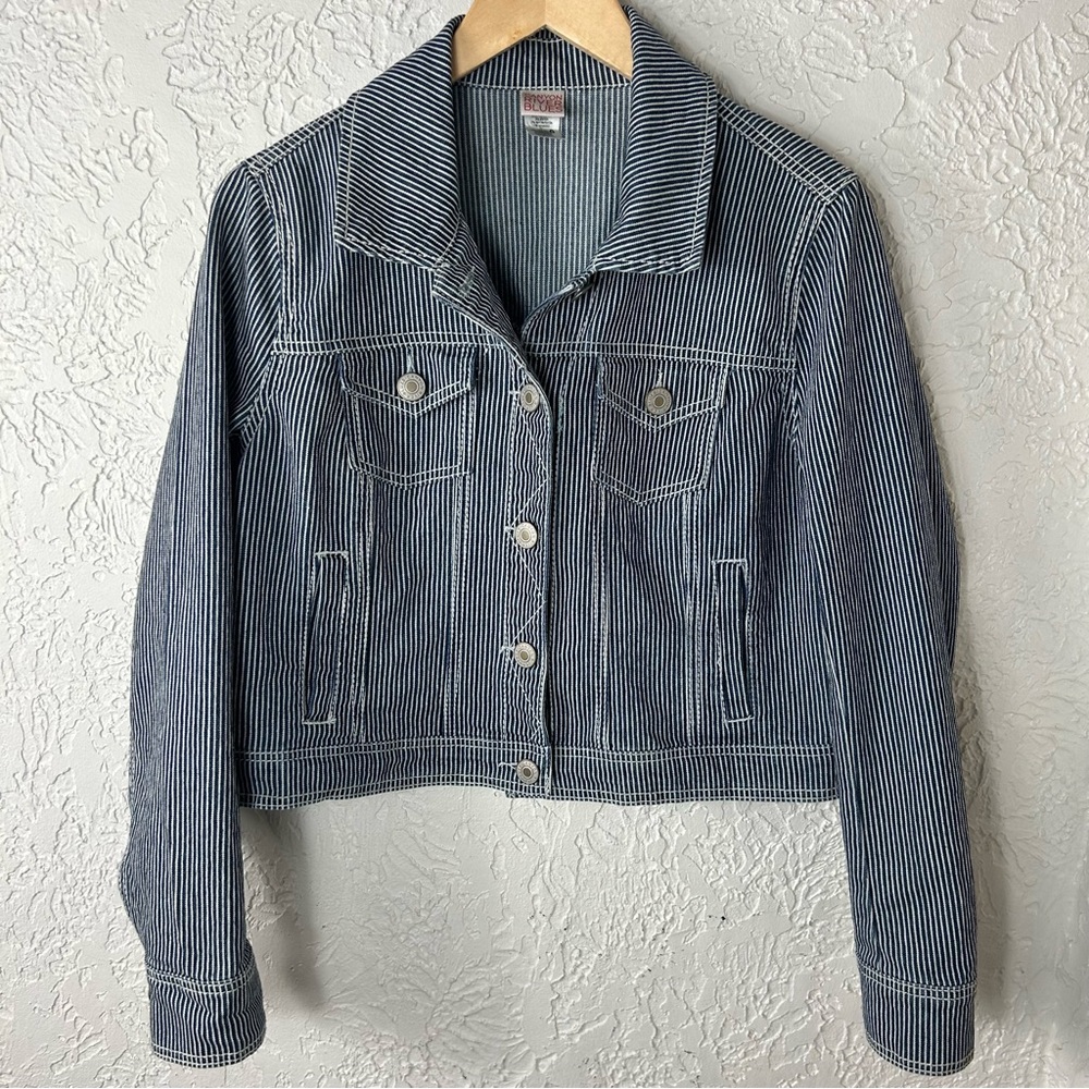 Canyon River Blues | Striped Denim Jacket